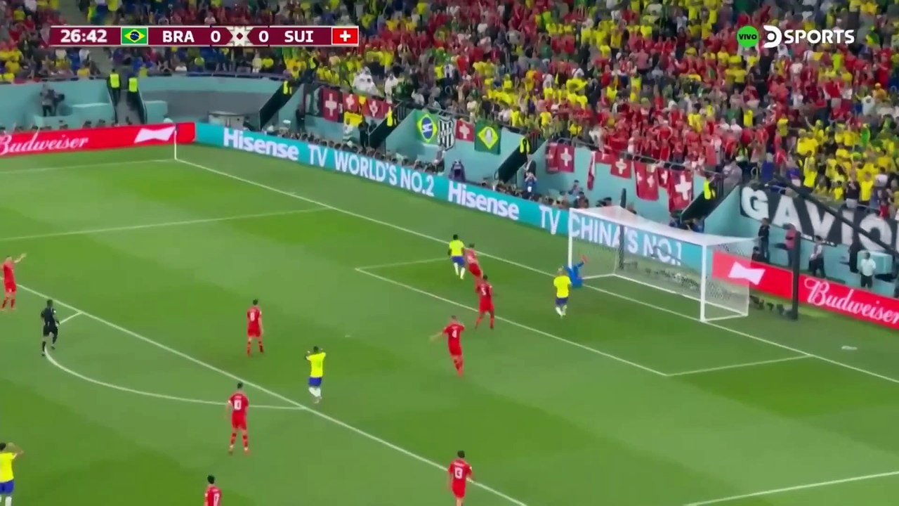 ¡Con un golazo de CASEMIRO, BRASIL superó a SUIZA y clasificó en CATAR2022! - Brasil 1-0 Suiza