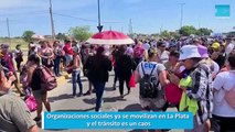 Organizaciones sociales ya se movilizan en La Plata  y el tránsito es un caos