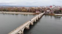 Edirne'deki yağışlar Meriç ve Tunca Nehirlerinin debisini 2 kat artırdı