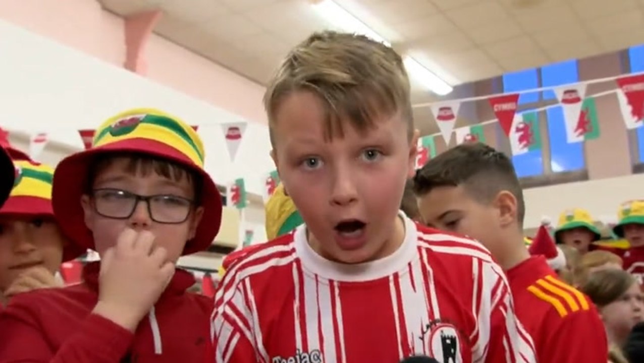 ‘So come on!’: Nine-year-old gives impassioned message to Wales team ahead of England clash