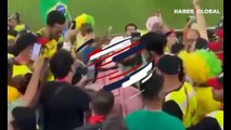 Sahte Neymar'ın tribünü karıştırdığı anlar sosyal medyada gündem oldu