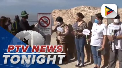 No smoking signages unveiled in Dolomite Beach in Manila