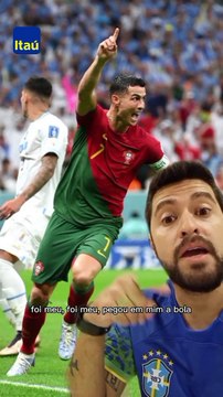 CR7 tenta 'migué', mas gol de Portugal é dado a Bruno Fernandes