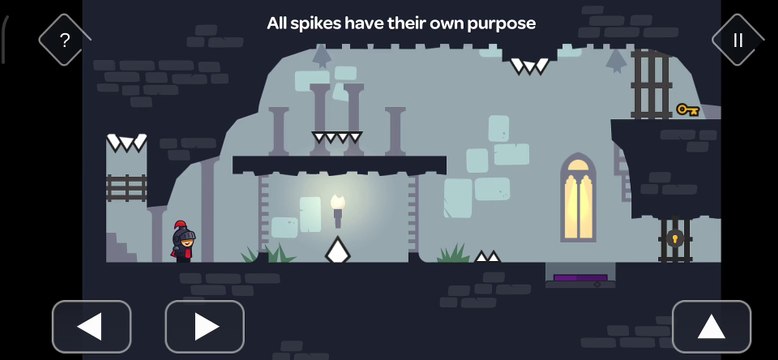All spikes have their own purpose • button push • move spike • Tricky Castle • Level 70 • Floor 7 • Princess Castle • Sparrowhawk Gaming •