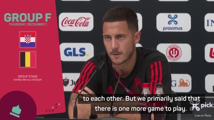 Hazard plays down talk of rift in Belgium squad