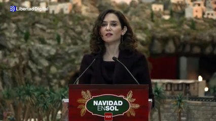 Ayuso propone un "pacto por la Navidad" y defiende la raiz cristiana de la Historia de España
