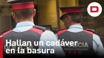 Un vecino de Barcelona descubre un cadáver en una maleta tirada en un contenedor