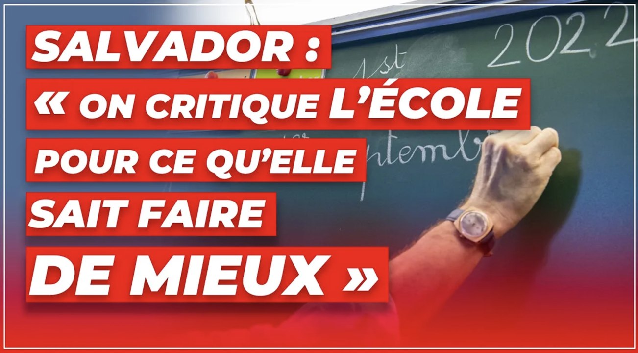 Salvador : « On critique l’école pour ce qu’elle sait faire de mieux »