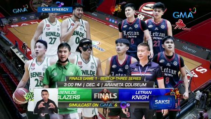 College of St. Benilde at Letran, maghaharap sa NCAA Season 98 Finals | Saksi