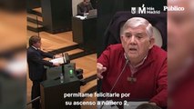 Almeida llama al veterano concejal de Más Madrid Félix López-Rey 