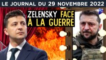 L’Ukraine livrée à Zelensky - JT du mardi 29 novembre 2022