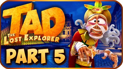 Tad the Lost Explorer Walkthrough Part 5 (PS4, Switch, PC) 100% Louvre