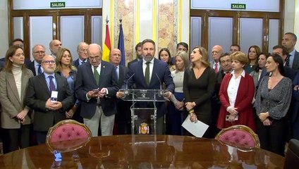 Abascal denuncia el asalto del Gobierno a todas las instituciones independendientes