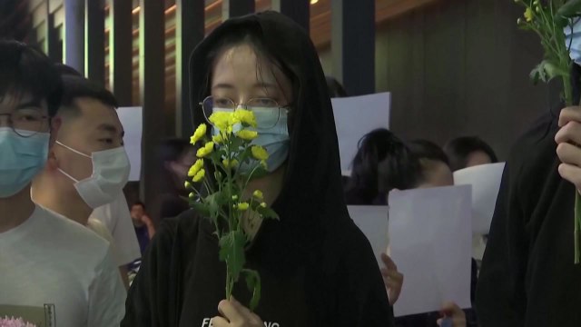 홍콩에서도 '제로 코로나' 반대 시위... 독재 반대·노예 반대 / YTN