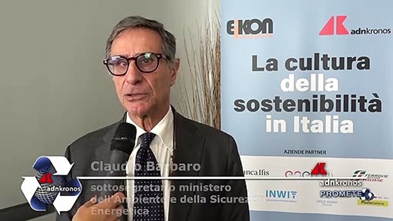 Sostenibilità: Sott. Barbaro, "Agenda 2030 dato di partenza importante, non totem incontestabile"
