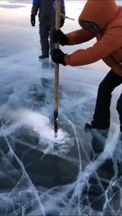 Sons du lac Baïkal... impressionnant bruit sur le lac gelé