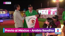 Mexicanos no pierden la esperanza previo al encuentro contra Arabia Saudita