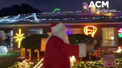 Dancing at the Elysium Village Christmas lights event, November 29, 2022, Beaudesert Times