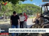 Aragua | Realizan sustitución de  220 metros lineales del colector de aguas servidas mcpio. Sucre