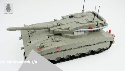 COBI Armed Forces | 2621 --- Merkava Mk. I/II --- unboxing and pure build --- part 2