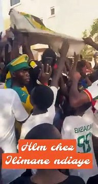Match Sénégal-Equateur: Une folle ambiance chez maison familiale d’Ilimane Ndiaye des HLM