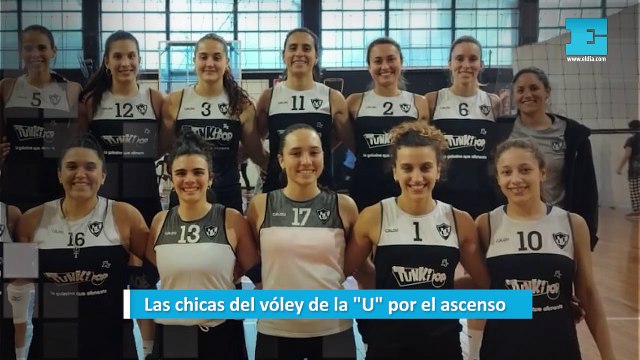 Las chicas del vóley de la U van por el ascenso