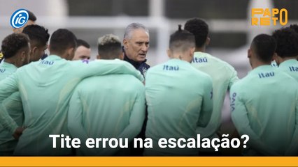 O Tite errou na escalação do jogo contra a Suíça?
