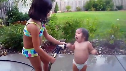 Try Not To Laugh _ Funniest Baby Playing With Water _ Funny videos