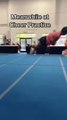 Girl Hilariously Fails Her Landing During Cheerleading Routine Practice