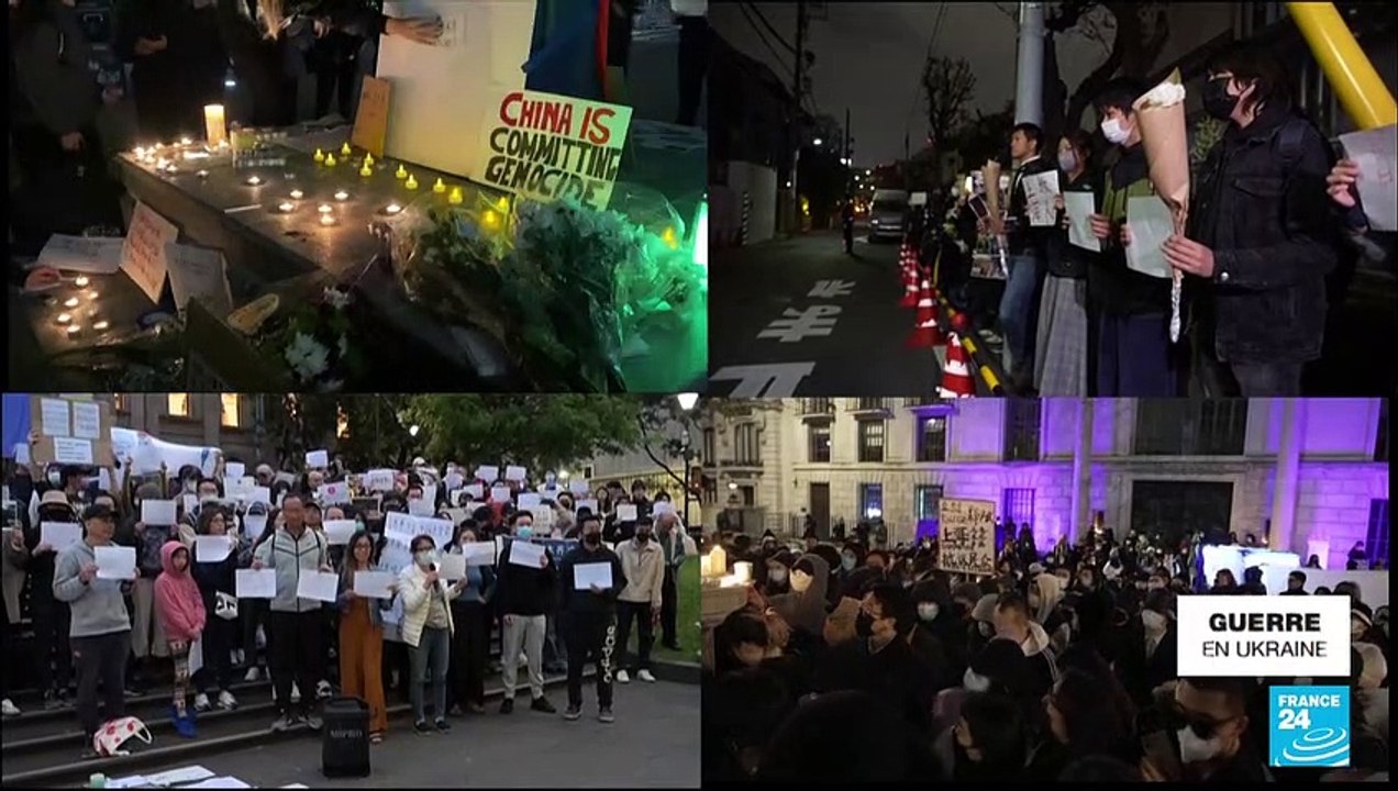 "Plus de libertés" : La diaspora chinoise mobilisée en solidarité avec ses compatriotes