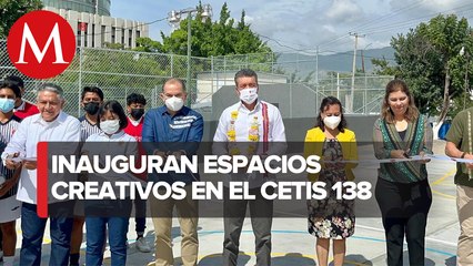 Rutilio Escandón inauguró en chiapas espacios educativos en el CETIS 138