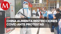 En China, autoridades investigan a manifestantes contra restricciones por covid