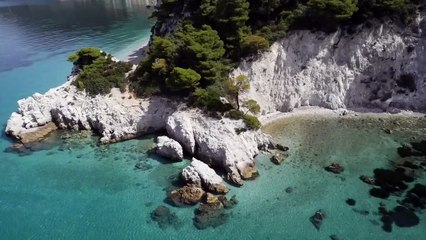Sea waves & beach drone video _ Free HD Video - no copyright