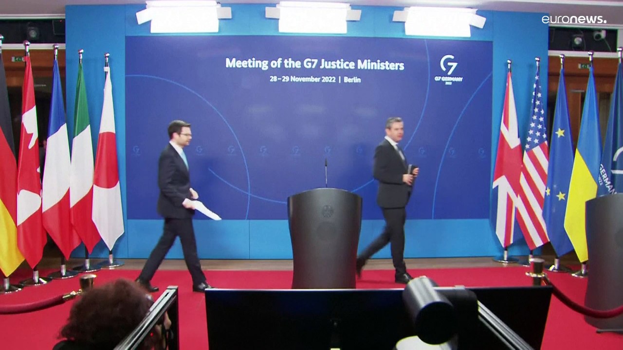 'Kriegsverbrechen dürfen nicht ungesühnt bleiben': Justizminister der G7 in Berlin