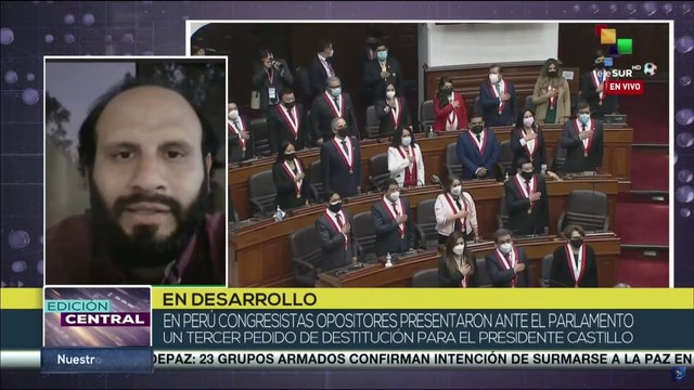 Perú: Congresistas opositores buscan por tercera vez vacar al presidente Pedro Castillo