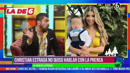 Christian Estrada se niega a hablar con la prensa tras polémica