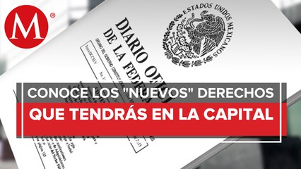 Fue publicada en la Gaceta Oficial de la CdMx la reforma a la constitución política