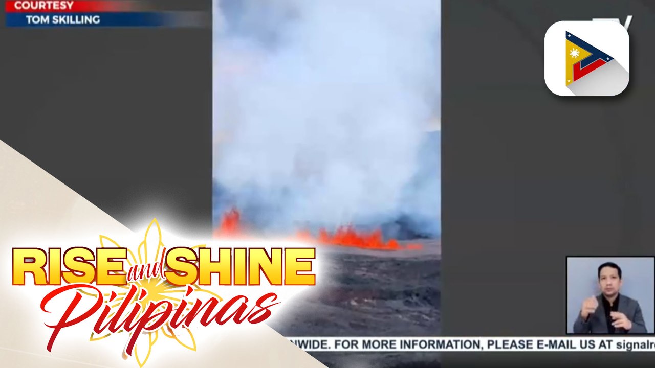 Mga bayan malapit sa bulkang Mauna Loa sa Hawaii, inalerto matapos itong sumabog