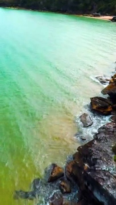 Chill vibes right here...Drone view of a beach in Sydney NSW Australia Travel Adventures