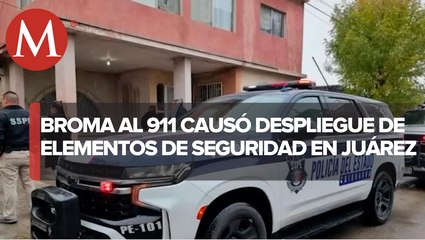Joven realizó broma al llamar al 911 y provocó movilizaciones en Juárez