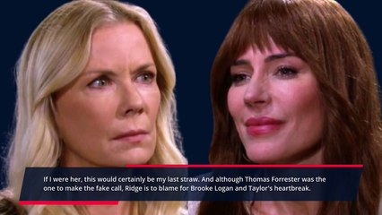 The Bold and The Beautiful Spoilers_ Taylor Becomes Depressed, Su1c1dal, and Add