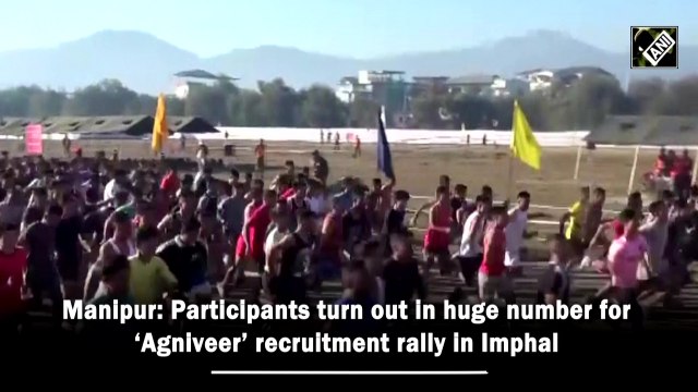 Manipur: Participants turn out in huge number for ‘Agniveer’ recruitment rally in Imphal