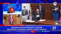 Congreso da cuenta de moción de vacancia contra Pedro Castillo: en la siguiente sesión se votará su admisión