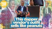 This dapper vendor’s outfit sells like peanuts | Make Your Day