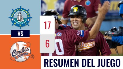 Resumen Navegantes del Magallanes vs Caribes de Anzoátegui 29-Nov