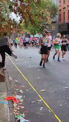 Rat Chases Woman at NYC Marathon