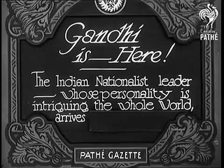 Mahatma Gandhi Arrives in the U.K. (1931)