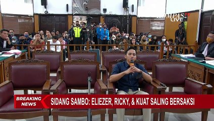 Ketika Eliezer Beri Kesaksian dengan Mata Merah Berkaca-Kaca di Persidangan
