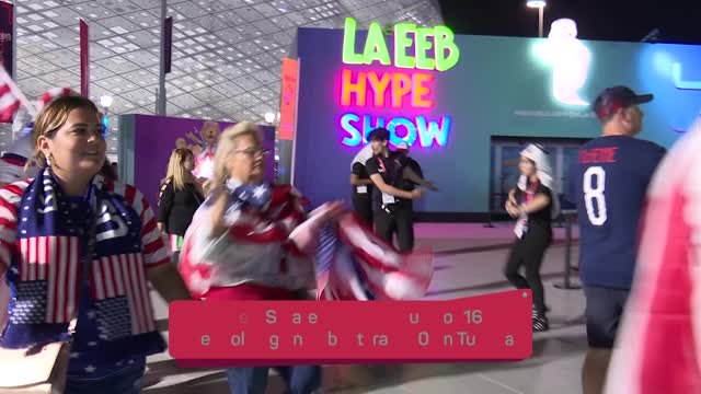 USA and Iran fans celebrate unity in final Group B match