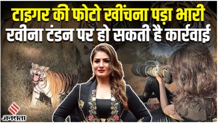 Raveena Tandon पर भारी पड़ सकता है Tiger फोटोशूट, नियम तोड़ने के चक्कर मिल सकती है कड़ी सजा